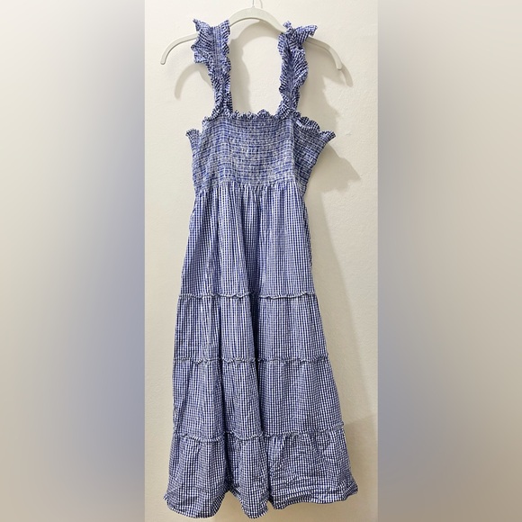 Hill House Ellie Nap Dress in Blue Gingham, Size L - Picture 3 of 13